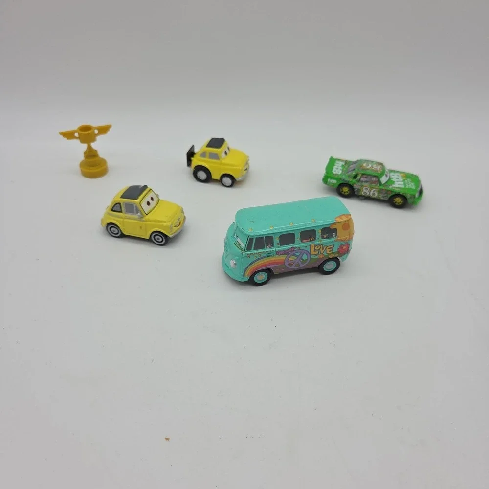 Lot 13 Disney Pixar Cars Toys Mater Hudson Chick Hicks Luigi Piston Trophy